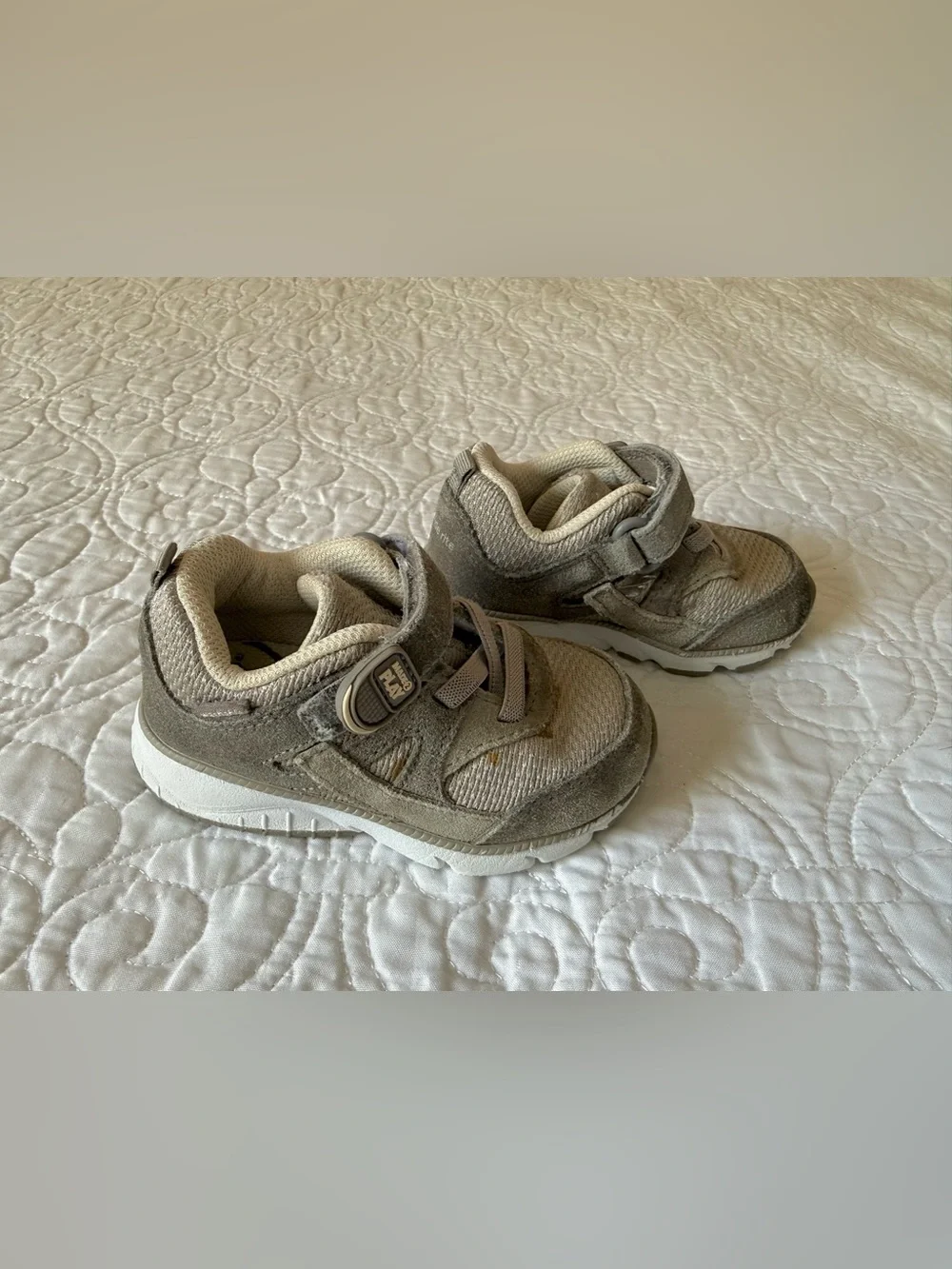 Baby Boy size 5W Stride Rite Made2Play Ace gray toddler sneaker